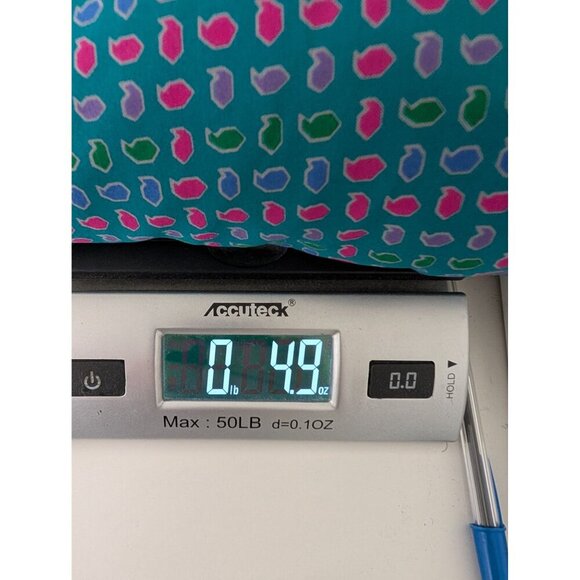 Vintage 80s Talbots Secretary Dress Womens Size 8 Blue Union Made Long Sleeve - Picture 15 of 16